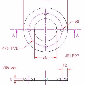 Post Baseplate (fits part JSLP06)
