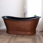 Double Slipper Bath with Plinth
