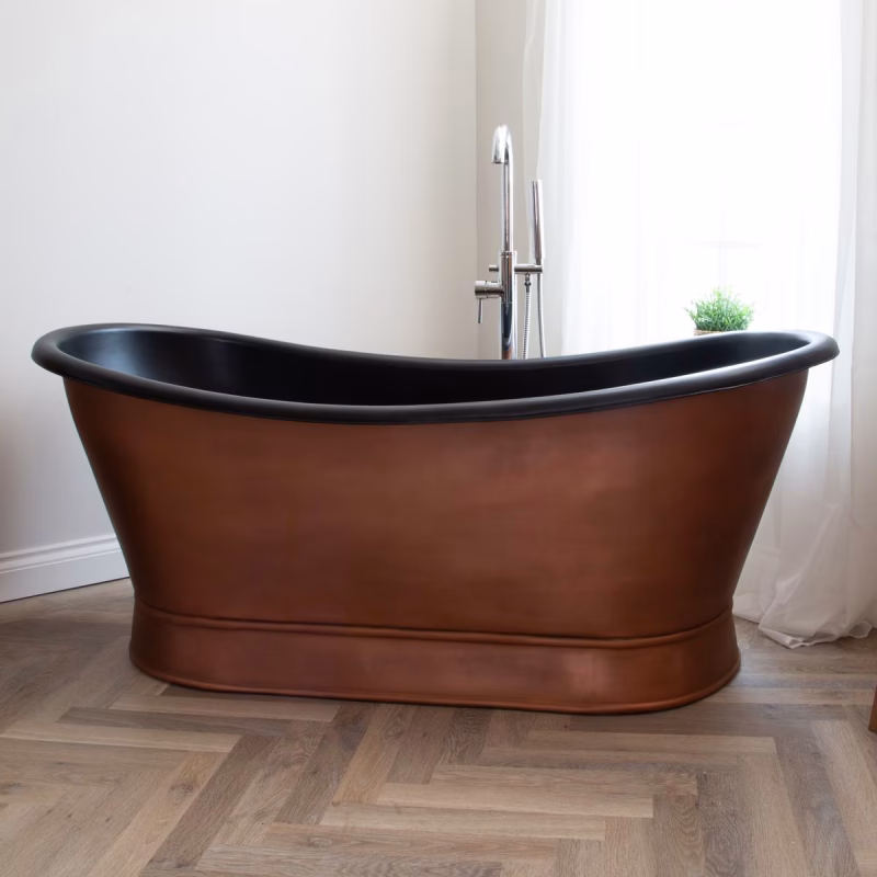 Double Slipper Bath with Plinth